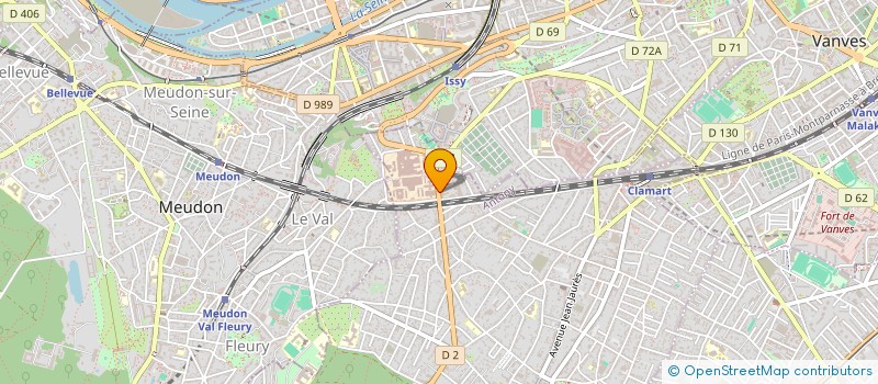 localisation de l'entreprise MADAME MALLAURIE LUX à CLAMART