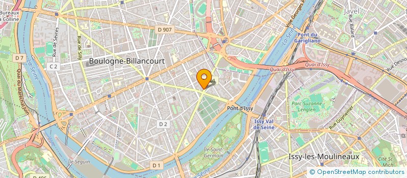 localisation de l'entreprise MADAME MALLAURIE PELLERIN  BOULOGNE-BILLANCOURT