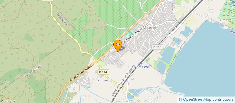 localisation de l'entreprise MADAME MALLAURY ABAD à MONTPELLIER