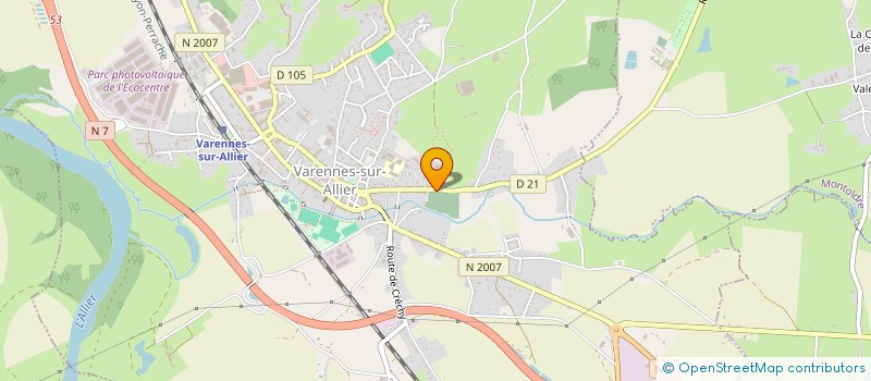 localisation de l'entreprise MADAME MALLAURY BILLET à VARENNES-SUR-ALLIER