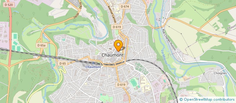 localisation de l'entreprise MADAME MALLAURY BLIES à CHAUMONT