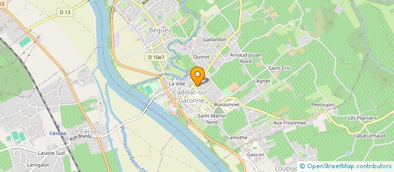localisation de l'entreprise MADAME MALLAURY CHARMARTY à CADILLAC-SUR-GARONNE