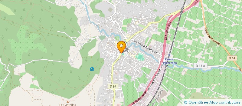 localisation de l'entreprise MADAME MALLAURY CLAUDEL  CUERS