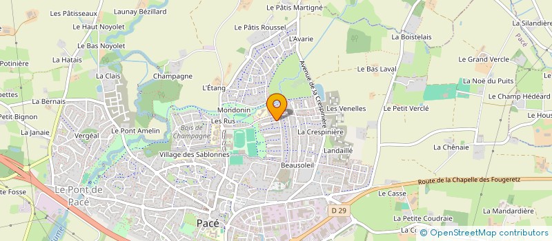 localisation de l'entreprise MADAME MALLAURY GOUDALIER à PACE