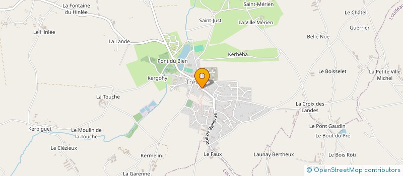 localisation de l'entreprise MADAME MALLAURY LE CREURER  TREVE