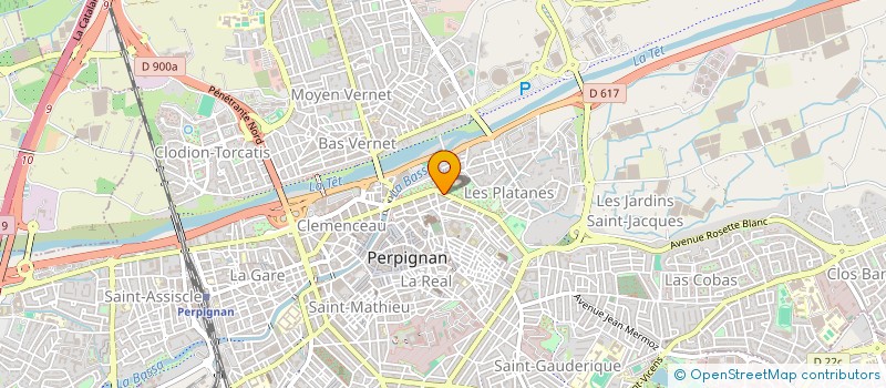 localisation de l'entreprise MADAME MALLAURY LEPINEUX--CAMPOS  PERPIGNAN