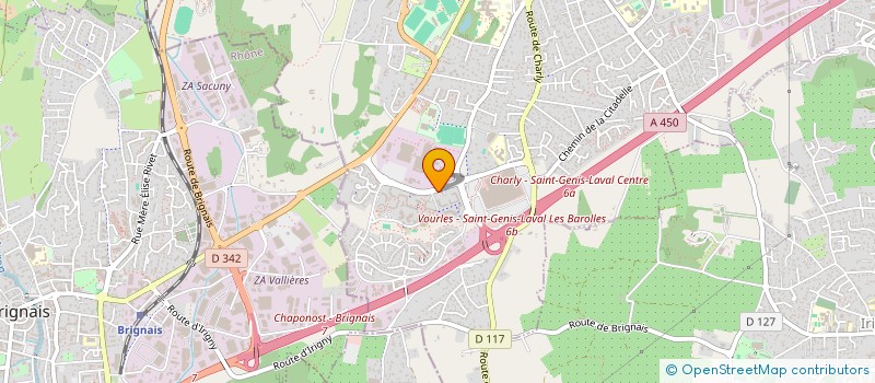 localisation de l'entreprise MADAME MALLAURY MAGNE  SAINT-GENIS-LAVAL