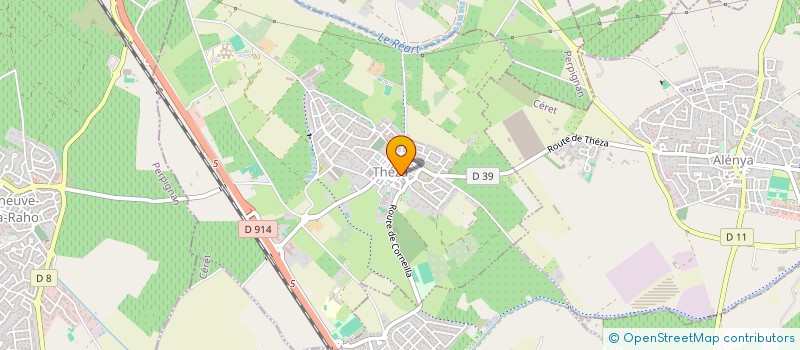 localisation de l'entreprise MADAME MALLAURY PAGES  THEZA