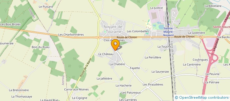 localisation de l'entreprise MADAME MALLAURY RAMBAULT  NOYANT-DE-TOURAINE