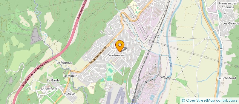 localisation de l'entreprise MADAME MALLAURY TREHOUT  CHATEAU-ARNOUX-SAINT-AUBAN