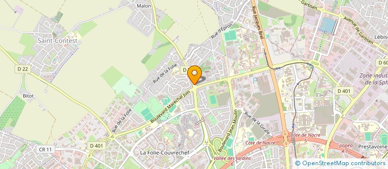 localisation de l'entreprise MADAME MALLAURY TREMBLAY à CAEN