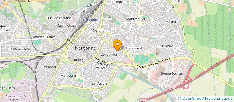 localisation de l'entreprise MADAME MALLAURY VIDAL à NARBONNE