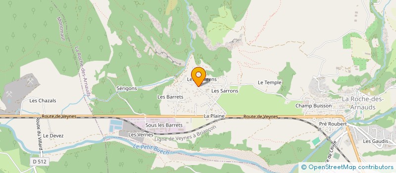 localisation de l'entreprise MADAME MALLAURY VIEUX  LA ROCHE-DES-ARNAUDS