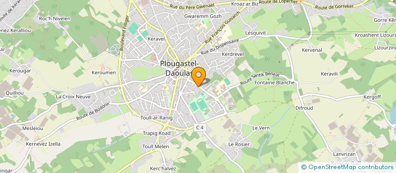 localisation de l'entreprise MADAME MALLORIE BEUNES à PLOUGASTEL-DAOULAS