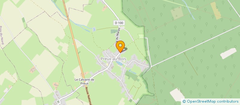 localisation de l'entreprise MADAME MALLORIE BOURLARD  PREUX-AU-BOIS