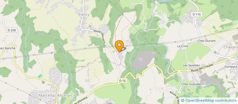 localisation de l'entreprise MADAME MALLORIE FAVRE  CHAVANOD