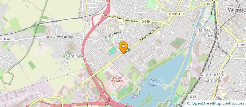 localisation de l'entreprise MADAME MALLORIE LEMAIRE  PROUVY