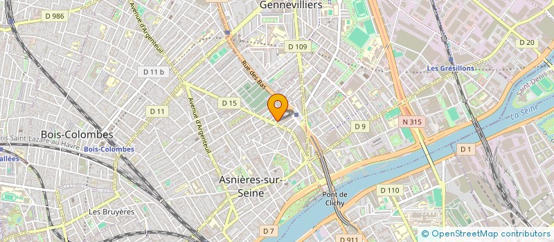 localisation de l'entreprise MADAME MALLORIE MAHIQUES à ASNIERES-SUR-SEINE