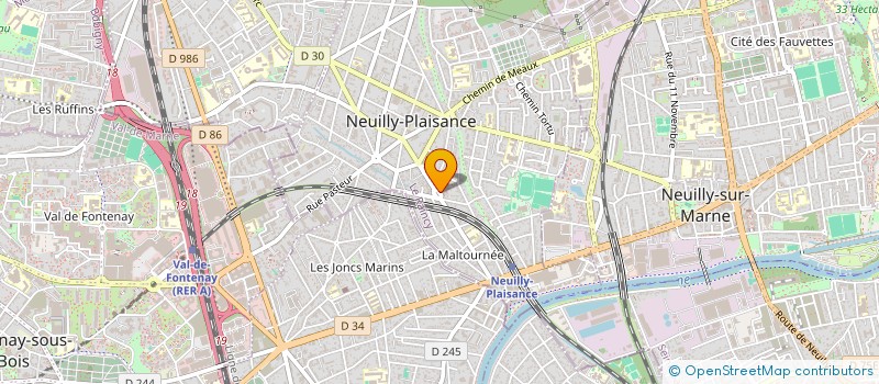 localisation de l'entreprise MADAME MALLORY DENIAU  NEUILLY-PLAISANCE