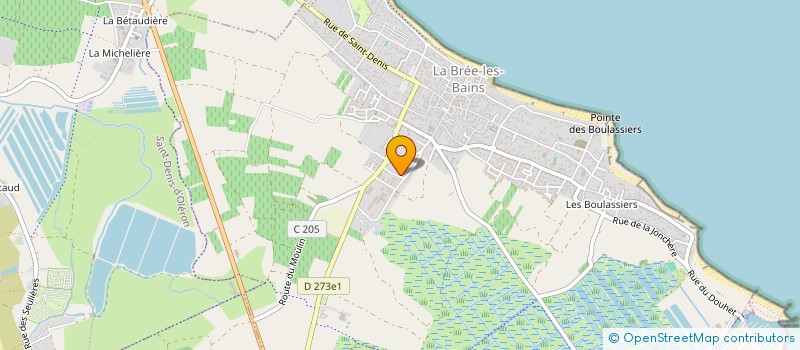 localisation de l'entreprise MADAME MALLORY FERREIRA  LA BREE-LES-BAINS