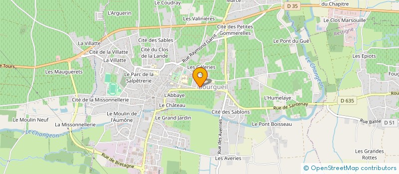 localisation de l'entreprise MADAME MALLORY HENRY  BOURGUEIL