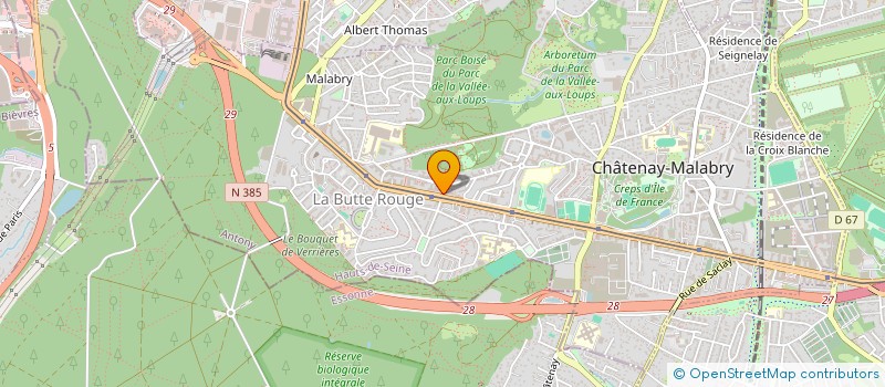 localisation de l'entreprise MADAME MALLORY LEMOINE  CHATENAY-MALABRY