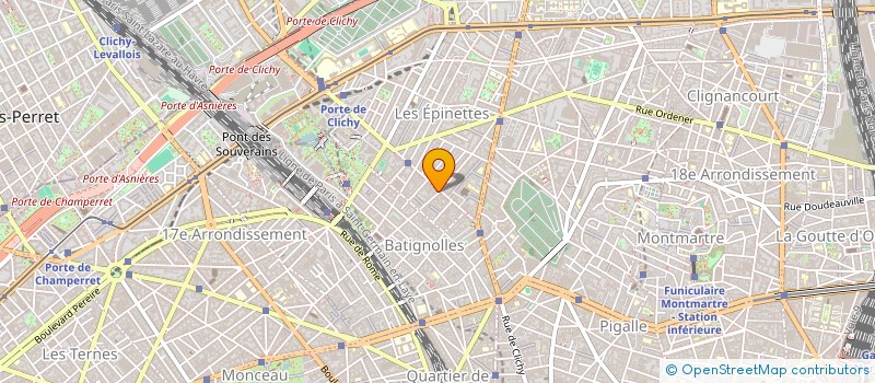 localisation de l'entreprise MADAME MALO CHAUVET à PARIS