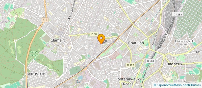 localisation de l'entreprise MADAME MALOGA FOFANA  CHATILLON