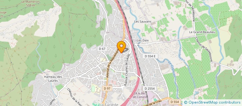 localisation de l'entreprise MADAME MALORIE ASSIER  LA FARLEDE