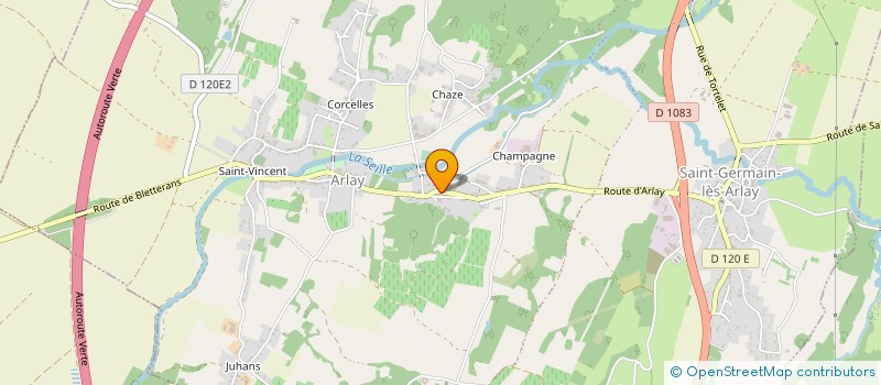 localisation de l'entreprise MADAME MALORIE BOILLOT  ARLAY