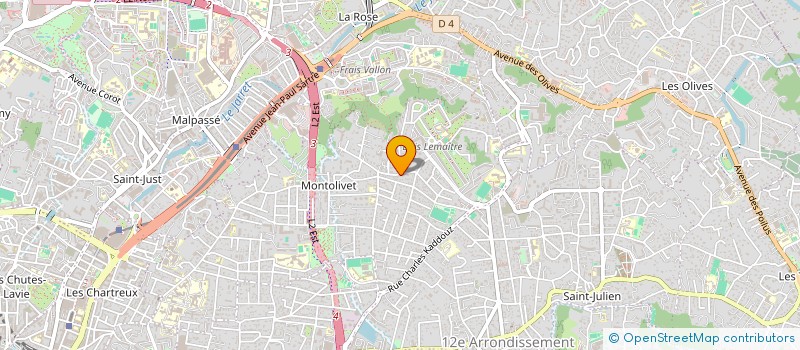 localisation de l'entreprise MADAME MALORIE BOUTONNET à MARSEILLE