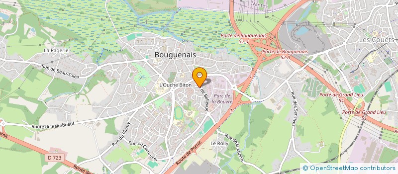 localisation de l'entreprise MADAME MALORIE BROSSET à BOUGUENAIS
