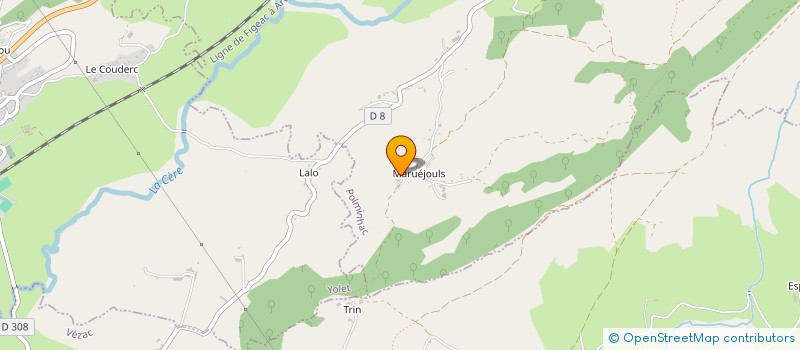 localisation de l'entreprise MADAME MALORIE CAMBON à POLMINHAC