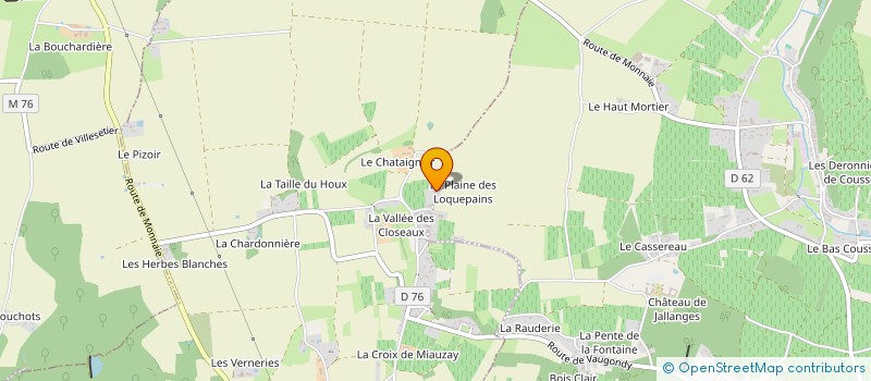 localisation de l'entreprise MADAME MALORIE CHARLAIS  VOUVRAY