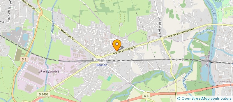 localisation de l'entreprise MADAME MALORIE GOIRAN  BONSON