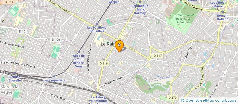 localisation de l'entreprise MADAME MALORIE HIRIBARNE à LE RAINCY