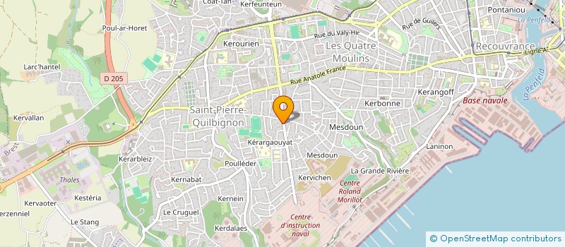 localisation de l'entreprise MADAME MALORIE LE GOFF à BREST