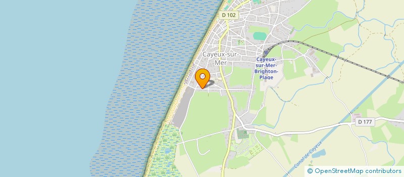 localisation de l'entreprise MADAME MALORIE LOLLIERON  CAYEUX-SUR-MER