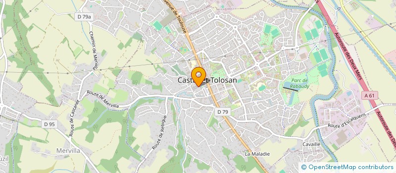 localisation de l'entreprise MADAME MALORIE MOULON à CASTANET-TOLOSAN