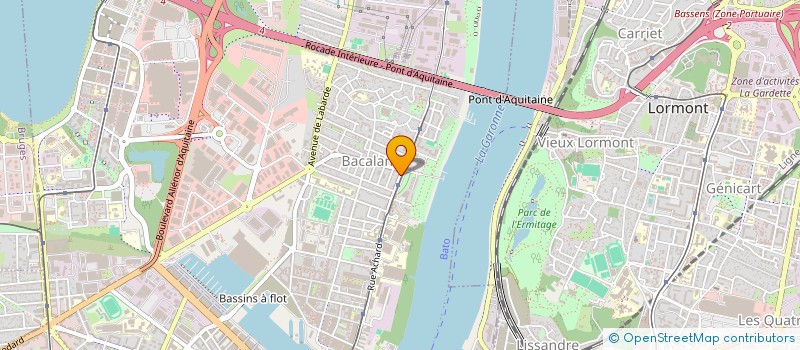 localisation de l'entreprise MADAME MALORIE SALVADOR  BORDEAUX