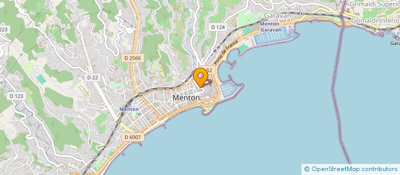 localisation de l'entreprise MADAME MALORIE VIARD  MENTON