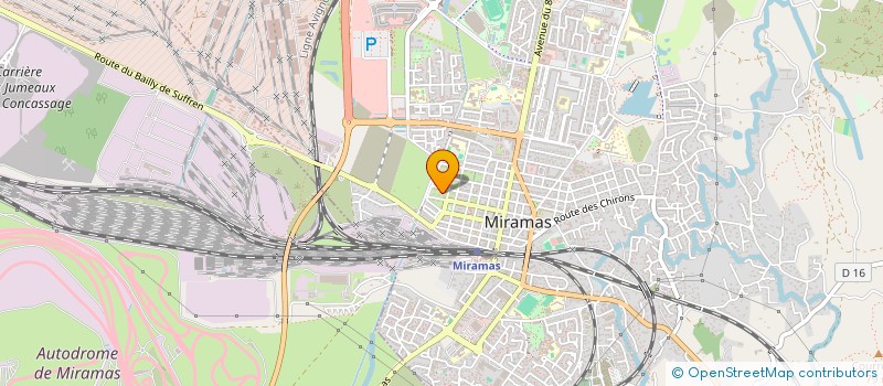 localisation de l'entreprise MADAME MALORIE XUEREF à MIRAMAS