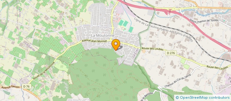 localisation de l'entreprise MADAME MALORY BOURQUIN  LA CRAU