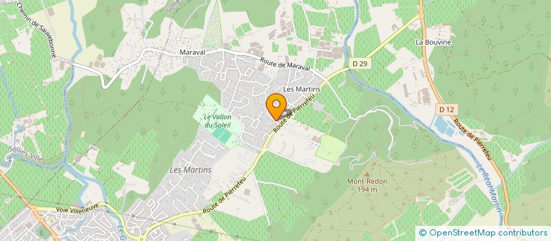 localisation de l'entreprise MADAME MALORY MARTEL  LA CRAU