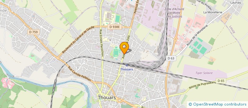 localisation de l'entreprise MADAME MALORY MONTERO à THOUARS