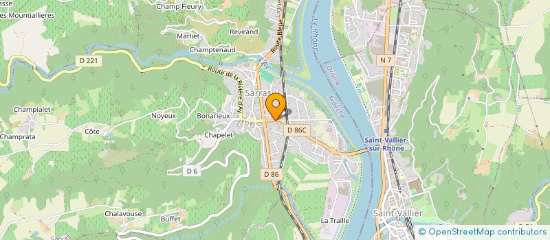 localisation de l'entreprise MADAME MALORY PEROT  SARRAS