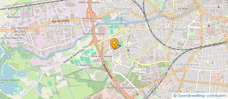 localisation de l'entreprise MADAME MALORY PIERQUIN  RENNES