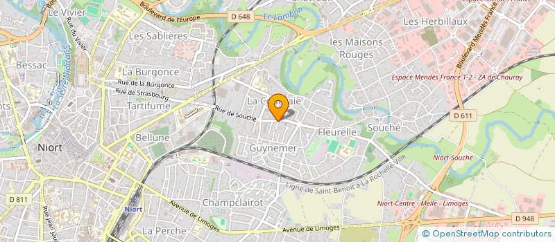 localisation de l'entreprise MADAME MALORY ROUX  NIORT