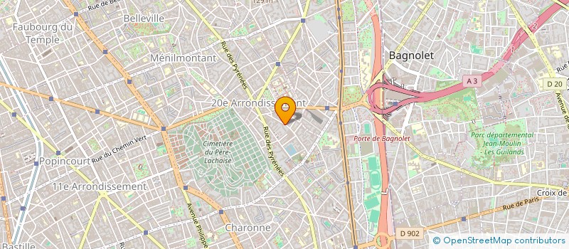 localisation de l'entreprise MADAME MALOU BARRY  PARIS