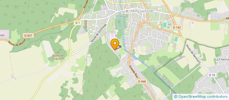 localisation de l'entreprise MADAME MALOU BOZEC à ONCY-SUR-ECOLE